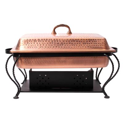 Image of Edison Burnt Copper Rectangular Chafer