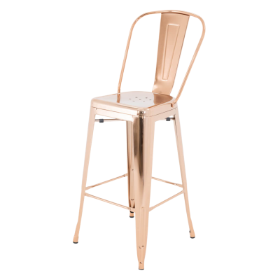 Image of Jasper Barstool, Rose Gold