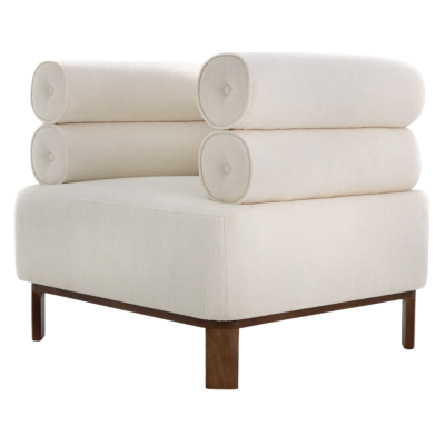 Image of Kirby Lounge Chair, Off White