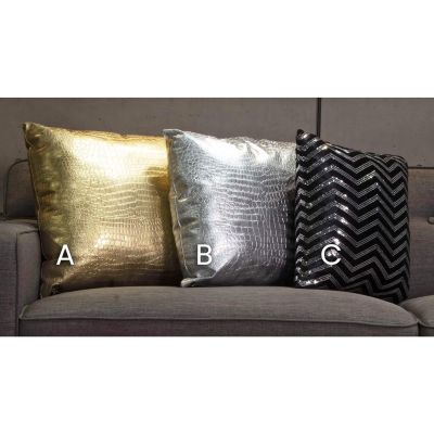 Image of Metallic & Sequin Pillow