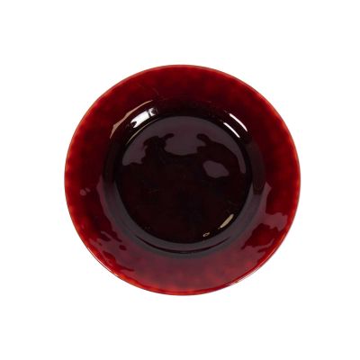 Image of Obscura Prisma Deep Ruby Red Salad Plate