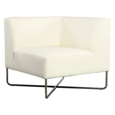 Image of Lucca Lounge Chair Corner, White