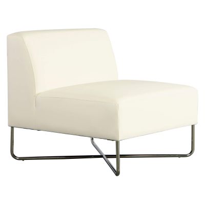 Image two of Lucca Lounge Chair, White