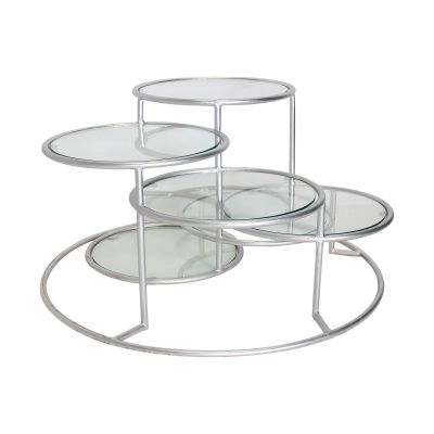 Image two of 6 Tier Buffet Risers (Gold & Silver)