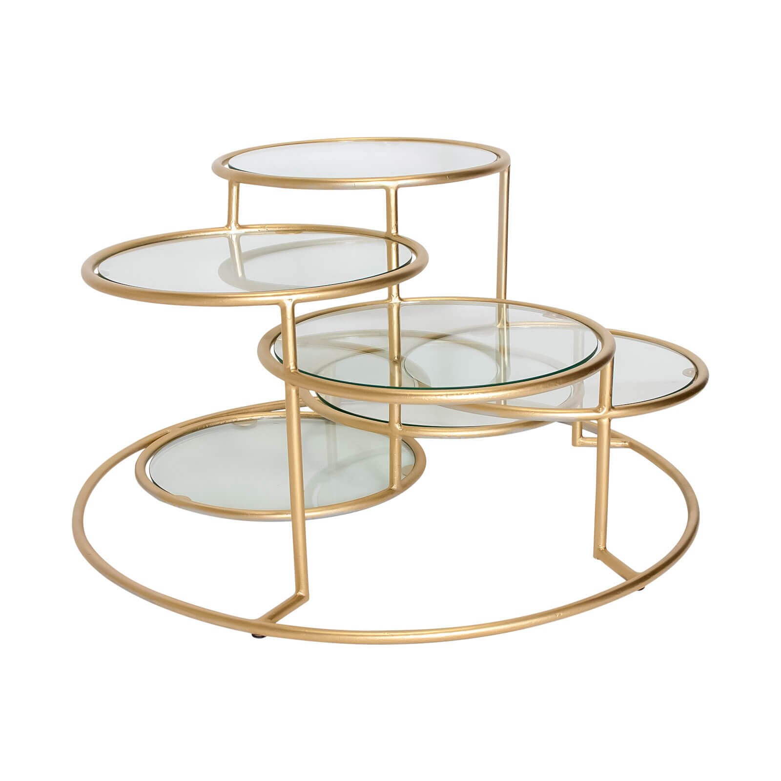 Silver Food Riser 6 Tier Buffet Risers (Gold & Silver) | Town & Country Event Rentals