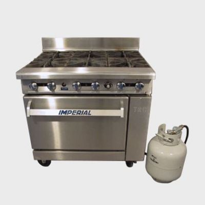 Image of 6 Burner Oven