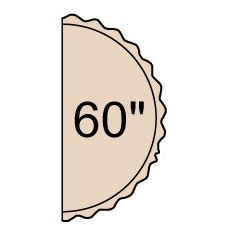 Image of 60" Half Round