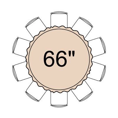 Image of 66" Round