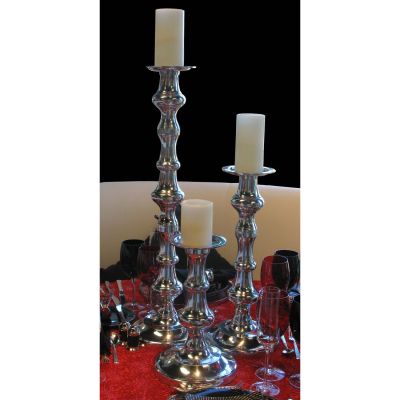 Image two of Aluminum Candle Pillar Holders