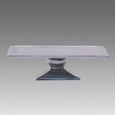 Image of Aluminum Rectangular Cake Stand