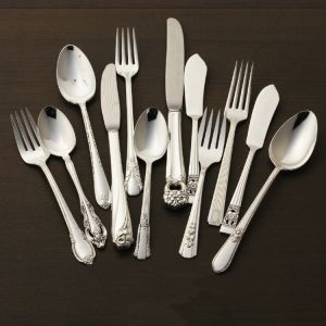 Mismatched Antique Silver