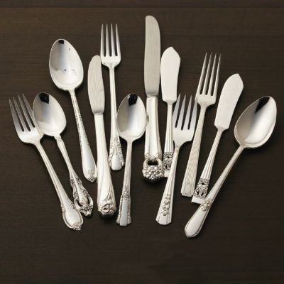 Image of Mismatched Antique Silver