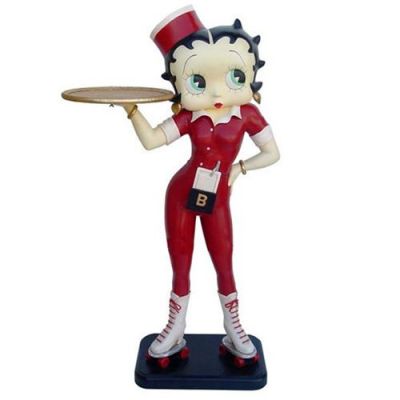 Image of Betty Boop Rollerskate Statue