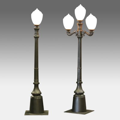 Image of Verdigris Black Street Lamps