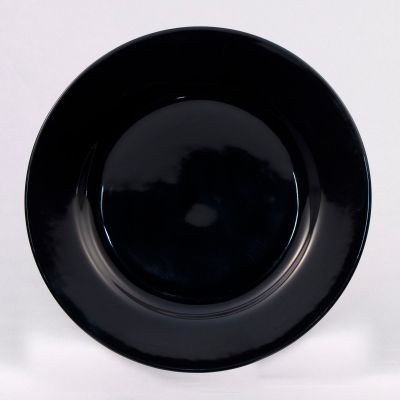 Image of 12" Black Rim Place Plate