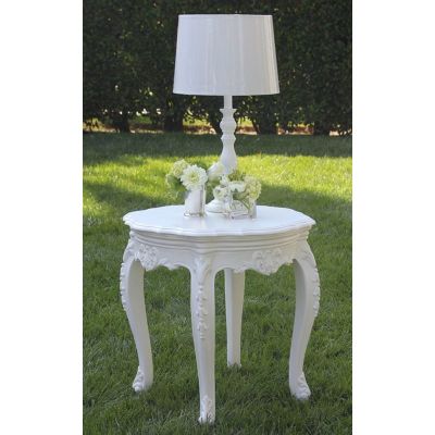 Image two of Cielo Blanco Round Side Table