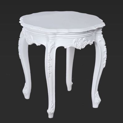 Image of Cielo Blanco Round Side Table
