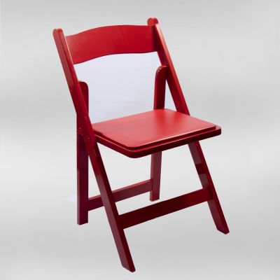 Image of Crayon Red Folding Chair