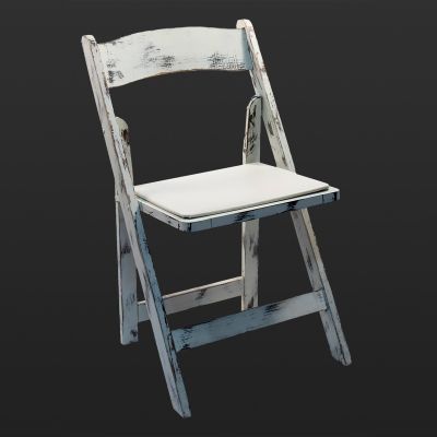 Image of Distressed Folding Chair
