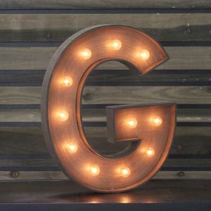 Marquee Letter 'G'