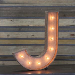 Marquee Letter 'J'
