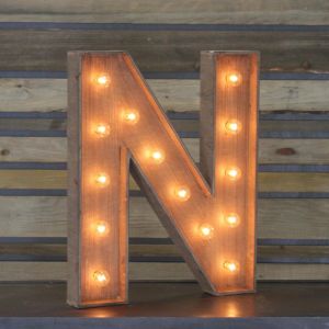 Marquee Letter 'N'