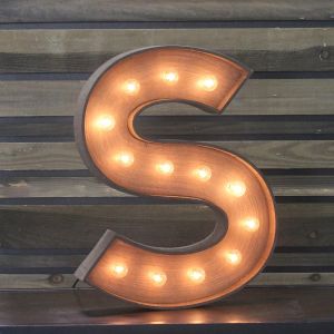Marquee Letter 'S'