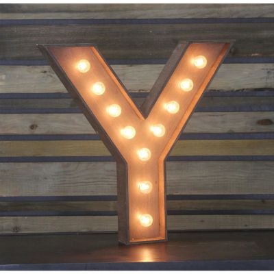 Image of Marquee Letter 'Y'