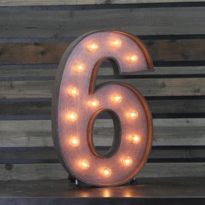 Edison Marquee Number - 