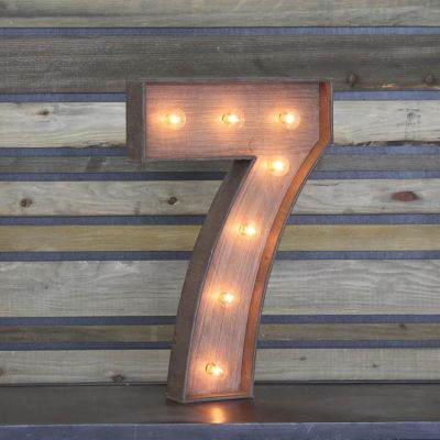 Image of Edison Marquee Number - "7"