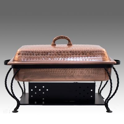 Image of Edison Burnt Copper Rectangular Chafer