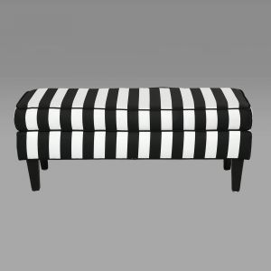 Encore Black & White Bench