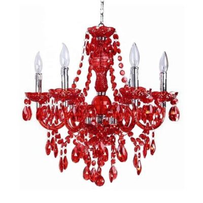 Image of Gabriella 24" Ruby Red Chandelier