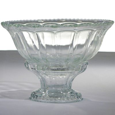 Image of Footed Glass Punch Bowl