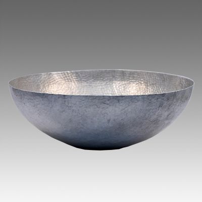 Image of Hammered Aluminum Bowl 25"