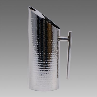 Image of Hammered Slant Water Pitcher