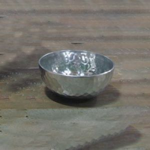Hammered Aluminum Bowl 4