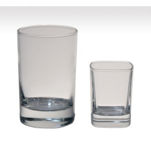Juice Glass / Cubic Shot Glass