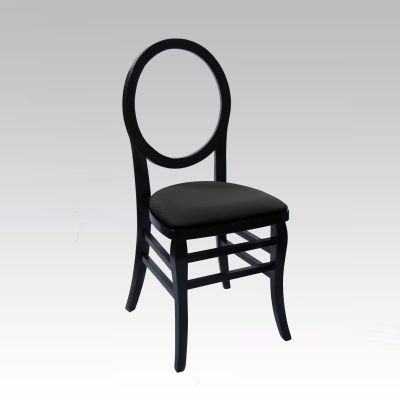 Image of Louis "O" Black Chair