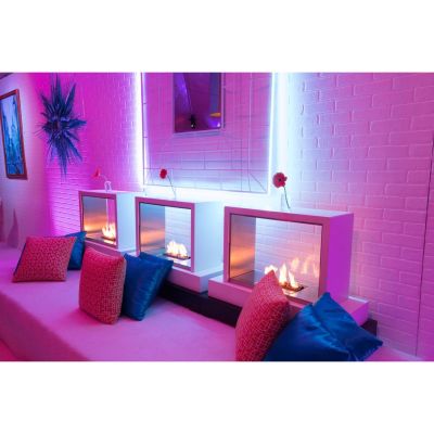 Image two of Metro White Fireplace