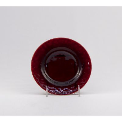 Image of Obscura Prisma Deep Ruby Red Salad Plate