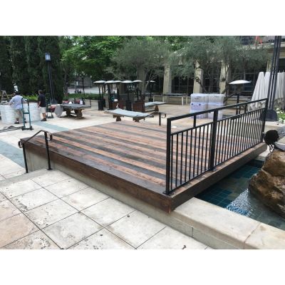 Image two of Plank Floor for Fountain Cover