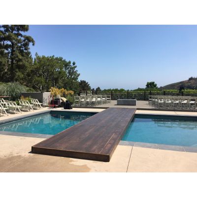 Image two of Plank Floor Runway Over Pool
