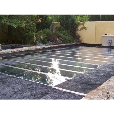 Image of Pool Scaffolding with Plexi-Glass