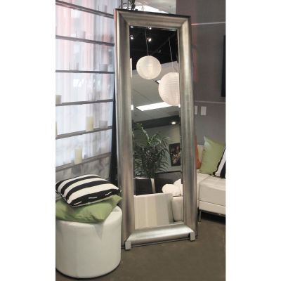 Image two of Silver Frame Floor Mirror