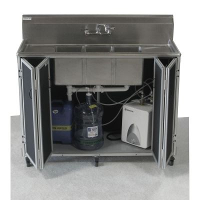 Image two of 4' Three Compartment Sink