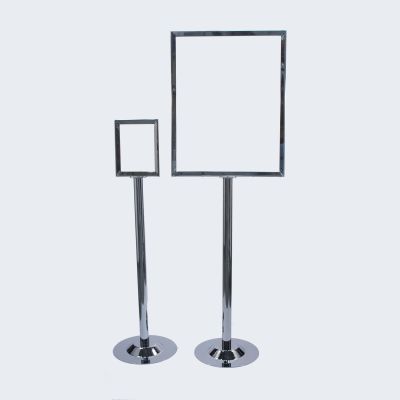 Image two of Chrome Sign Holders