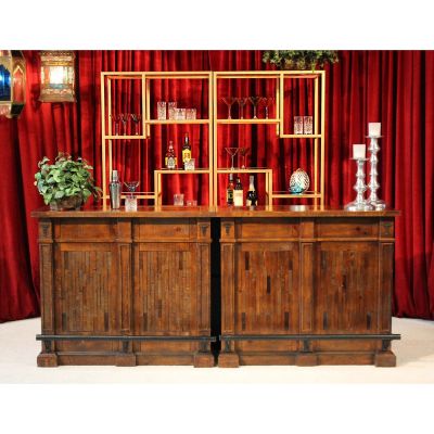 Image two of Tangier Gold Nine Shelf Back Bar