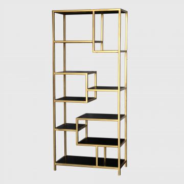 Tangier Gold Nine Shelf Back Bar