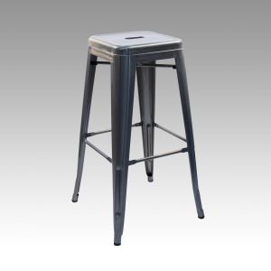 Tolix Barstool, Gunmetal